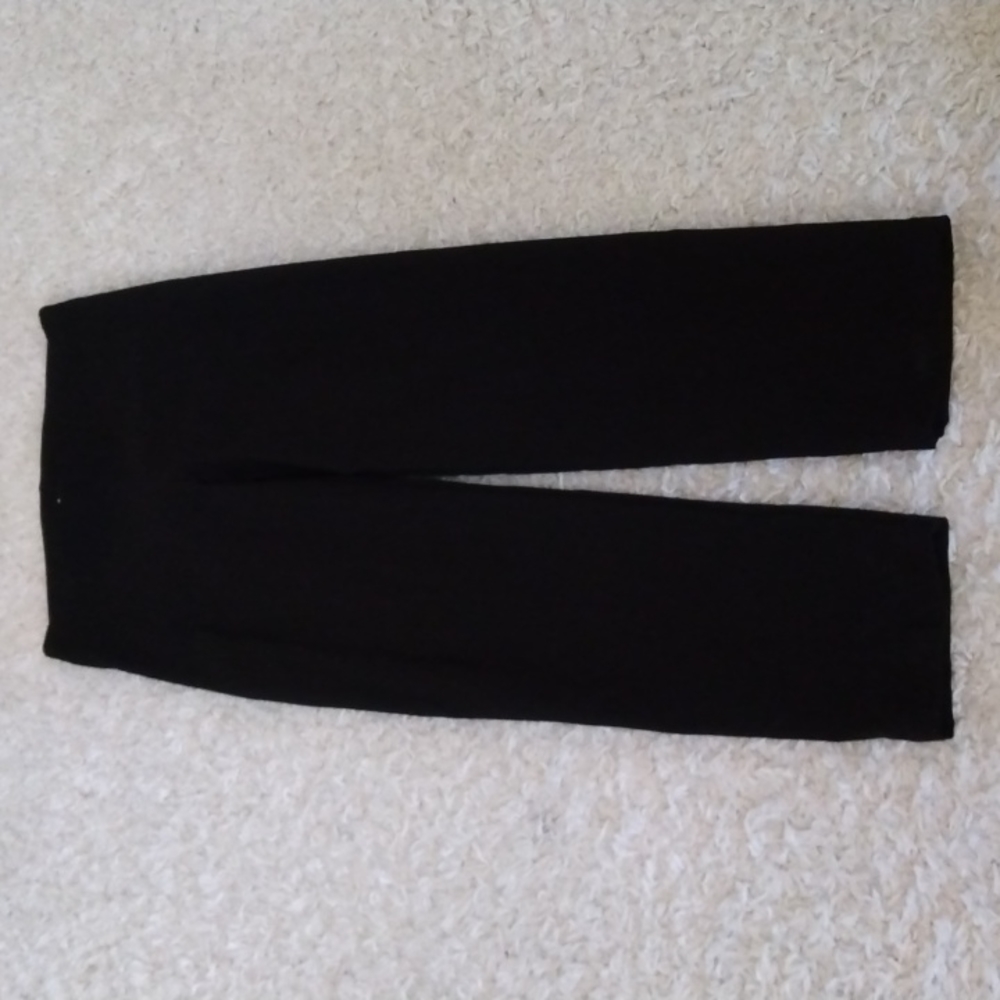 Franne Golde Size 12 Pull On Black Pants.